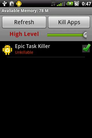 Epic Task Killer screenshot 3