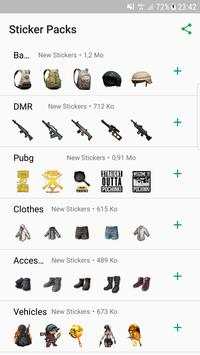 PubgStickers -  for Whatsapp screenshot 1