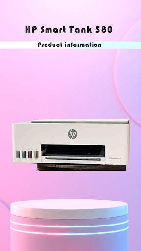 HP Smart Tank 580 App Guide screenshot 1