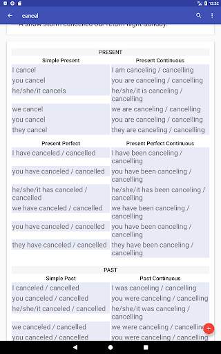 English Verbs screenshot 22