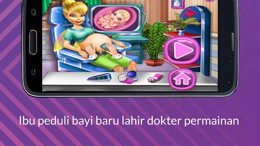 Ibu peduli baru lahir dokter permainan screenshot 1