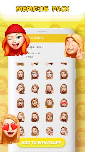 Emoji Love Sticker 2021 - Couple WAStickerApps screenshot 7