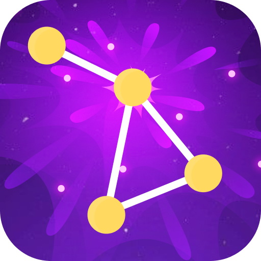 Connect the Dots One Line icon