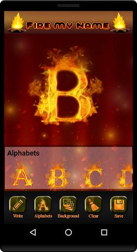 Name Fire Text скриншот 3