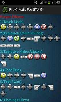 Pro Cheats For GTA 5 screenshot 3