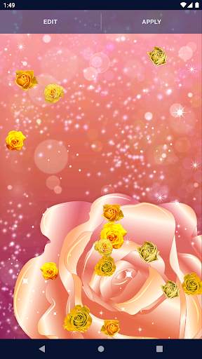 Golden Roses Live Wallpaper скриншот 6