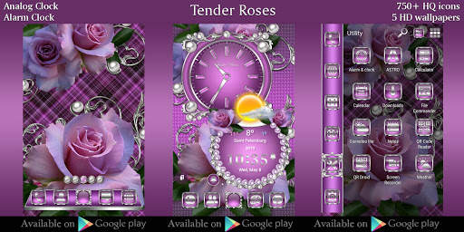 Tender Roses 3D Next Launcher theme screenshot 7