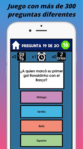 Barcelona Futbol Quiz - Juego de Preguntas screenshot 1