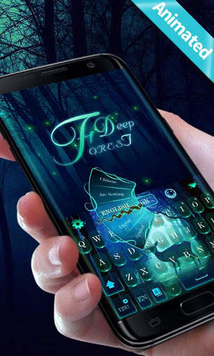 Deep Forest GO Keyboard Animated Theme screenshot 2