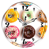 Donut Clock Live Wallpaper أيقونة