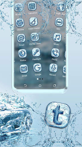 Water Car Launcher Theme screenshot 4