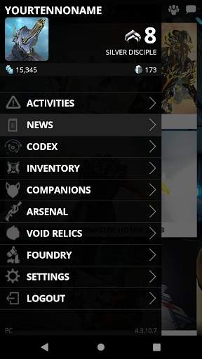 Warframe Companion screenshot 1