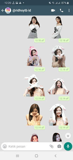Stiker WA Jennie Blackpink for WAStickerApps screenshot 6