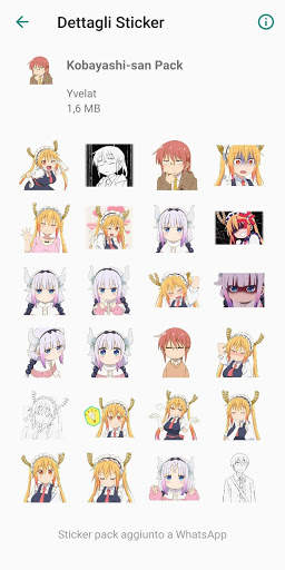 Anime Stickers per WhatsApp - by Yvelat screenshot 2