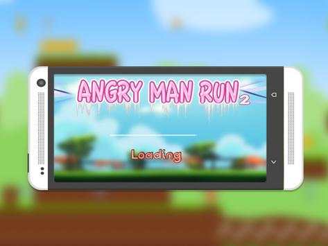 Angry man Run 2 - Running Game screenshot 2