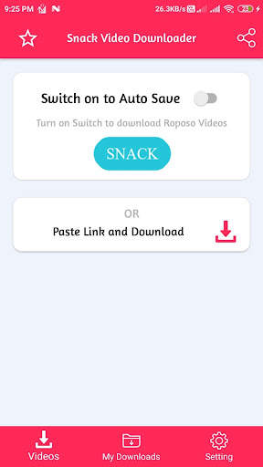 Video Downloader for SnackVideo - No Watermark screenshot 2