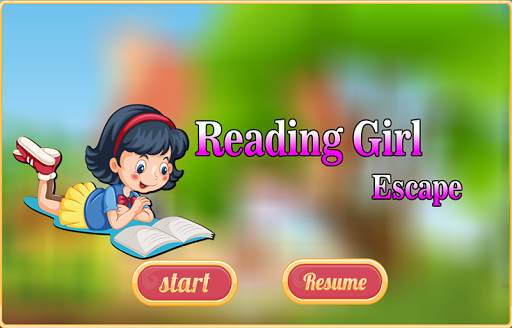 Free New Escape Game 59 Reading Girl Escape screenshot 1