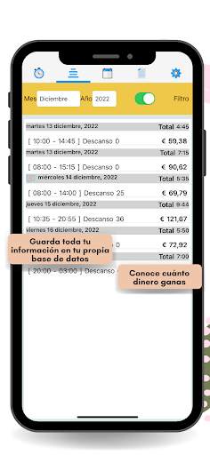 Horas Trabajadas screenshot 5