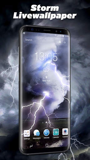 Thunder Storm Lightning Live Wallpaper screenshot 1
