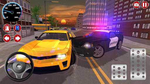 Real Police Car Driving 2023 screenshot 4
