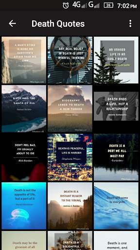 Death Quotes Wallpapers скриншот 2