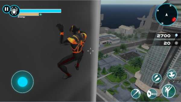 Rope Shadow Hero - Amazing Stickman Spider Fight screenshot 1
