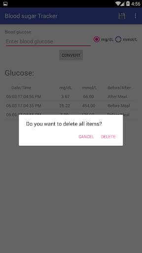 BloodSugar tracker & converter screenshot 3