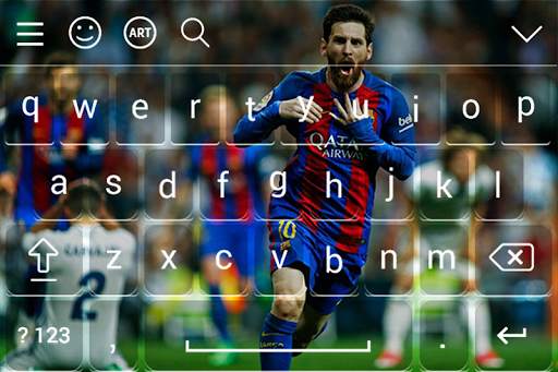 Lionel Messi Keyboard theme screenshot 8