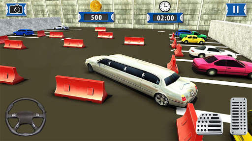Limousine City Parking Game 3d screenshot 1