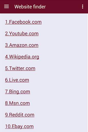 Website Finder screenshot 8