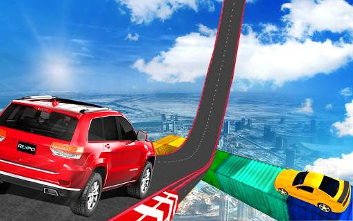 Impossible GT Mega Speed Ramp Prado Car Stunts screenshot 5