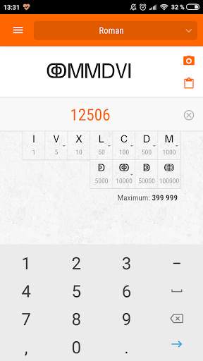 Universal Numbers Converter (33 numeral systems) screenshot 1