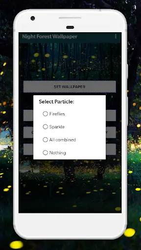 Night Forest Live Wallpaper 6 تصوير الشاشة