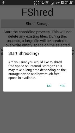 FShred - Wipe Free Space screenshot 3