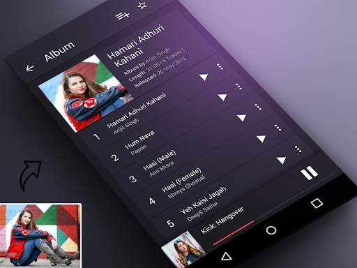 My Photo Music Player With My Photo Background screenshot 2