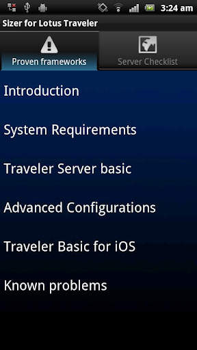 Lotus Notes Traveler - Sizer screenshot 8