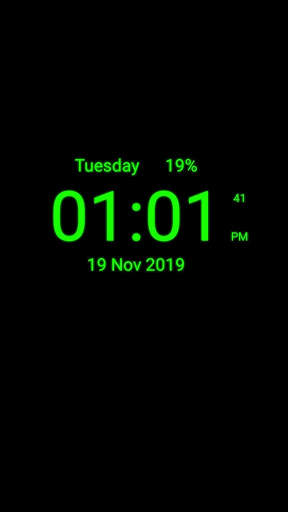 Digital Clock Live Wallpaper screenshot 2