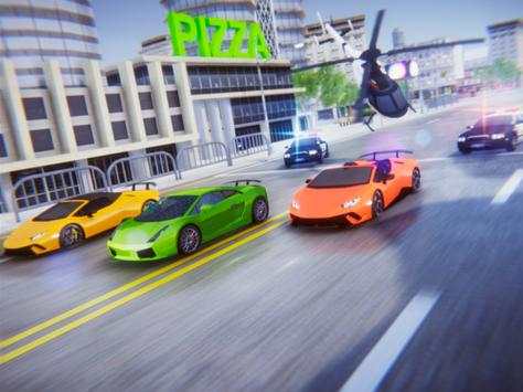 Lamborghini Car Racing Simulator City screenshot 7
