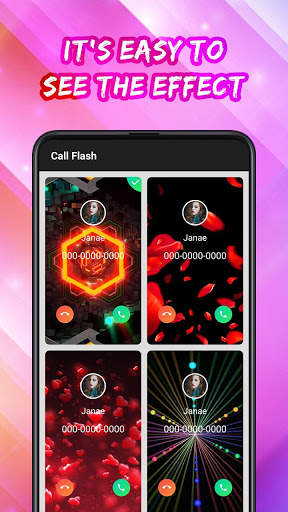 Color Call Flash- Call Screen, Color Phone Flash скриншот 2