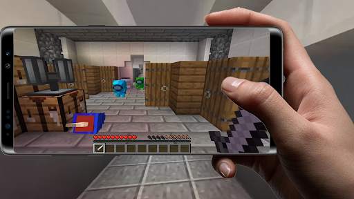 Impostor   Among Us mod skin MCPE screenshot 4