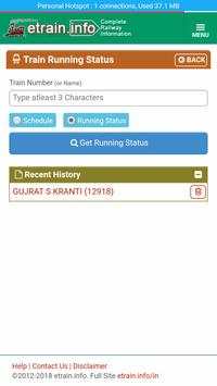 INDIAN TRAIN STATUS LIVE screenshot 2