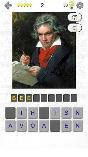 Famous Composers Portrait Quiz screenshot 1