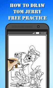 How To Draw Tom Jerry Free Practice screenshot 5