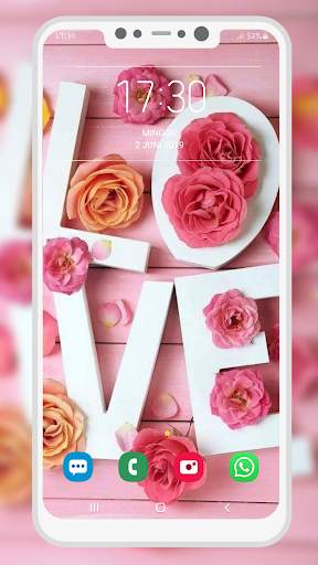 Love Pink Wallpaper screenshot 2