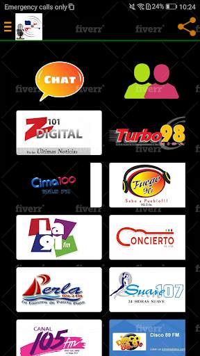Dominican Live Radio Chat App screenshot 1