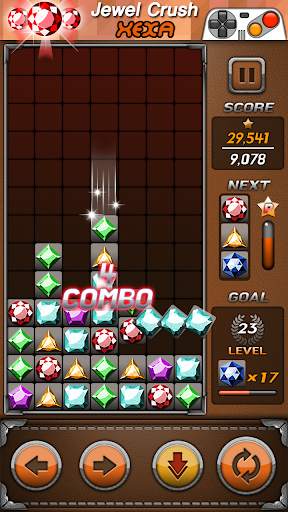 Jewel Crush  Hexa  (Columns) screenshot 2