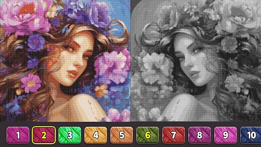 Cross Stitch: Color by Number screenshot 1