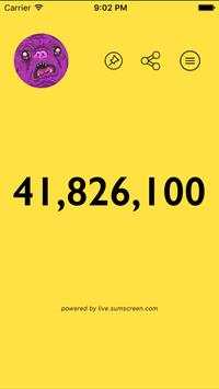 LiveCount for YouTube channels screenshot 1