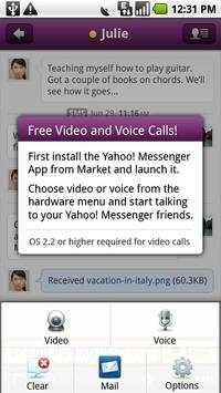 Yahoo Messenger Plug-in screenshot 1