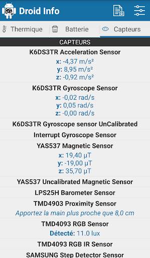 Droid Hardware Info screenshot 8